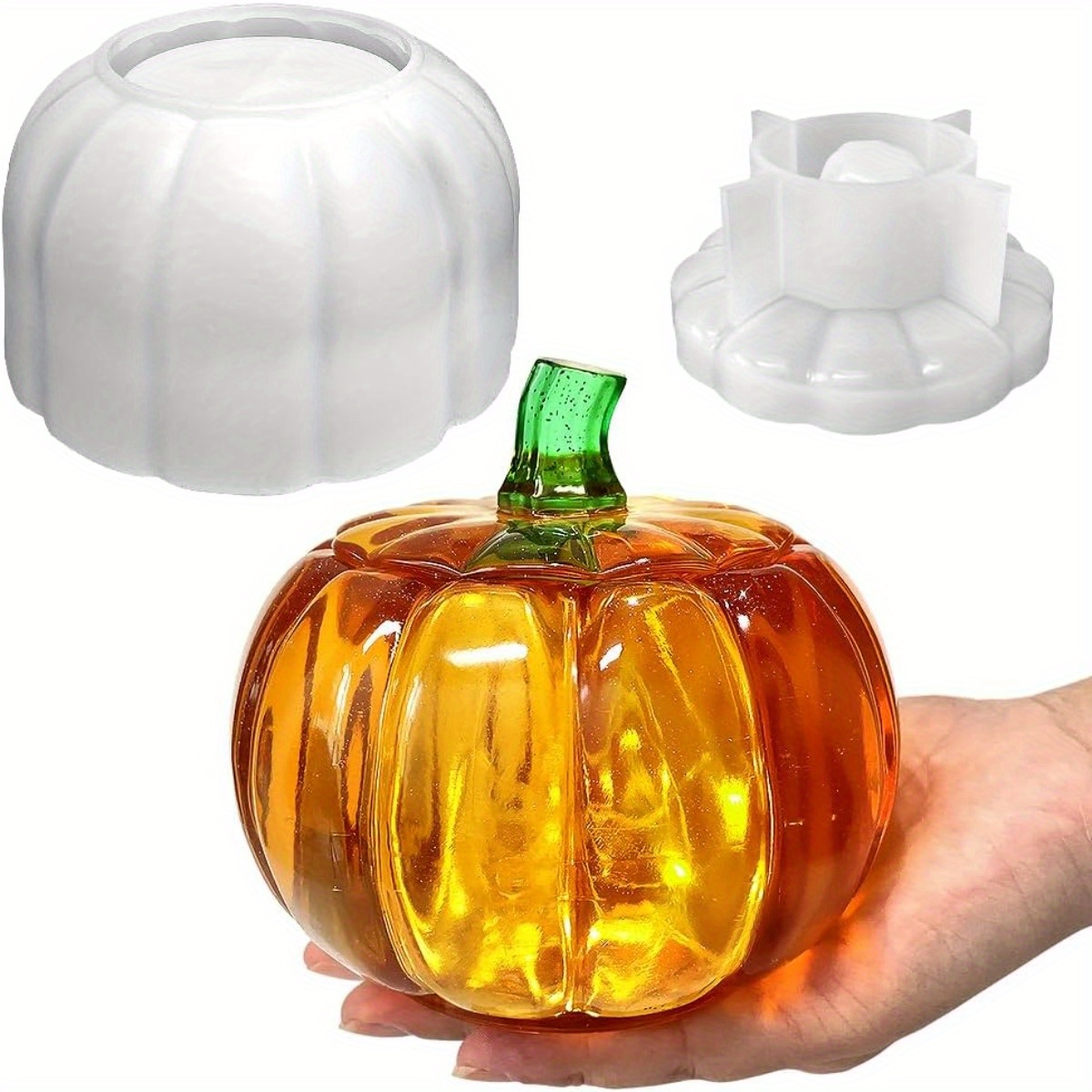 Idli Steamer Mold - 5'' Large Pumpkin Jar Mold, Halloween