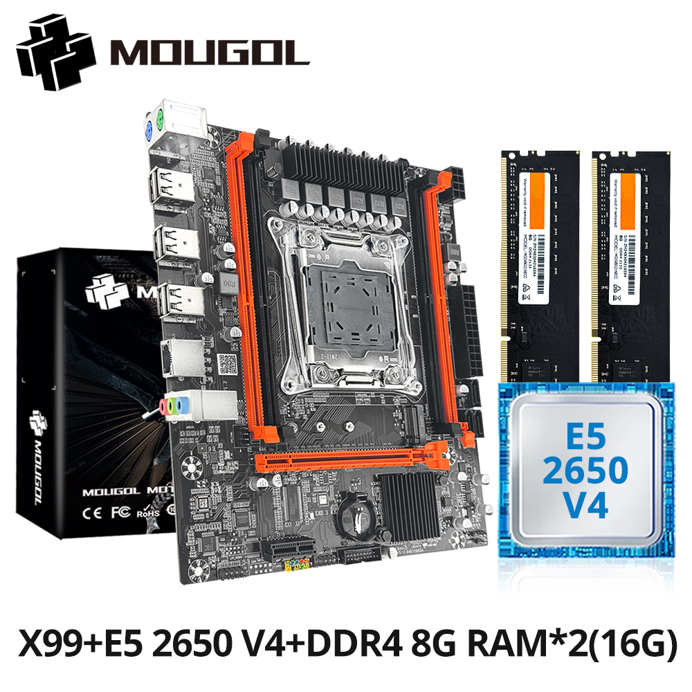 Home Cooking Videos - MOUGOL New X99 Motherboard Set with
