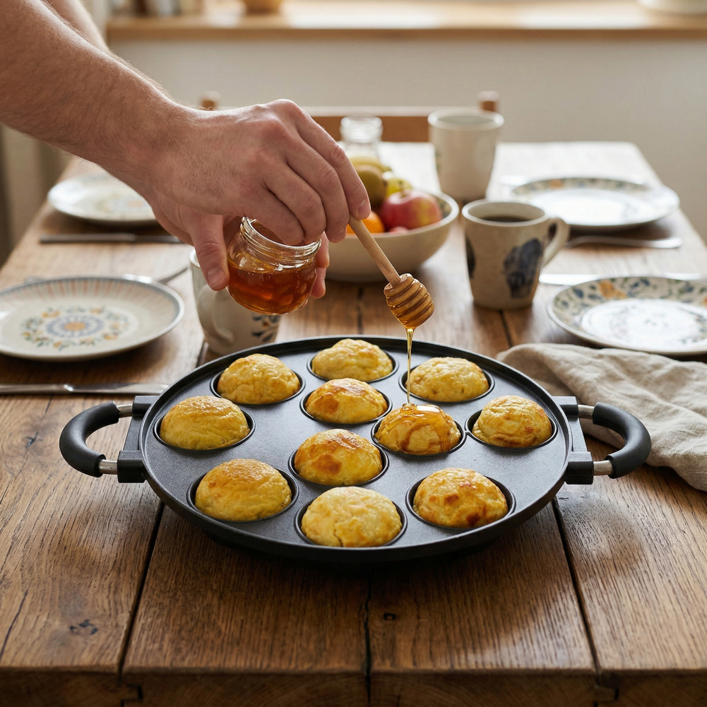 Takoyaki Pan Cast - Takoyaki Pan Baking Pan for Takoyaki