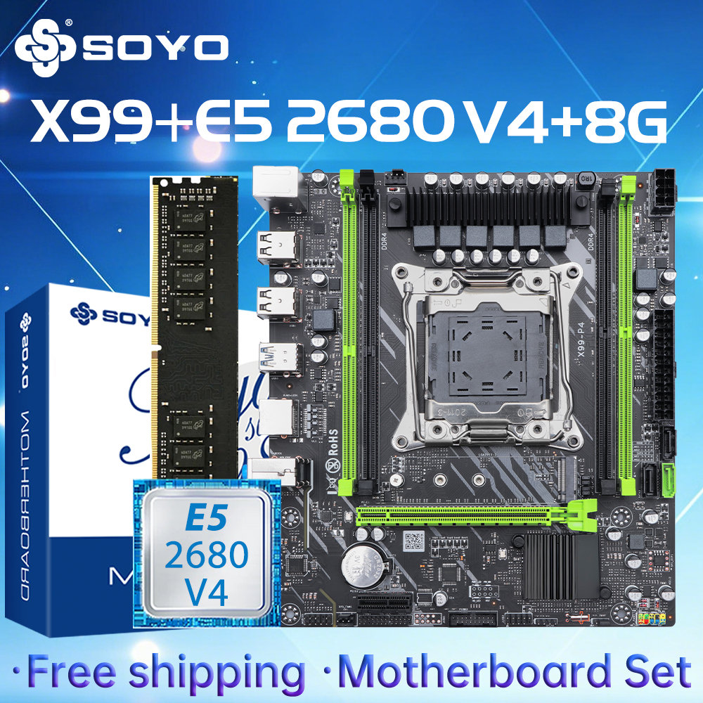 Home Cooking Videos - SOYO X99 Gaming Motherboard Set with