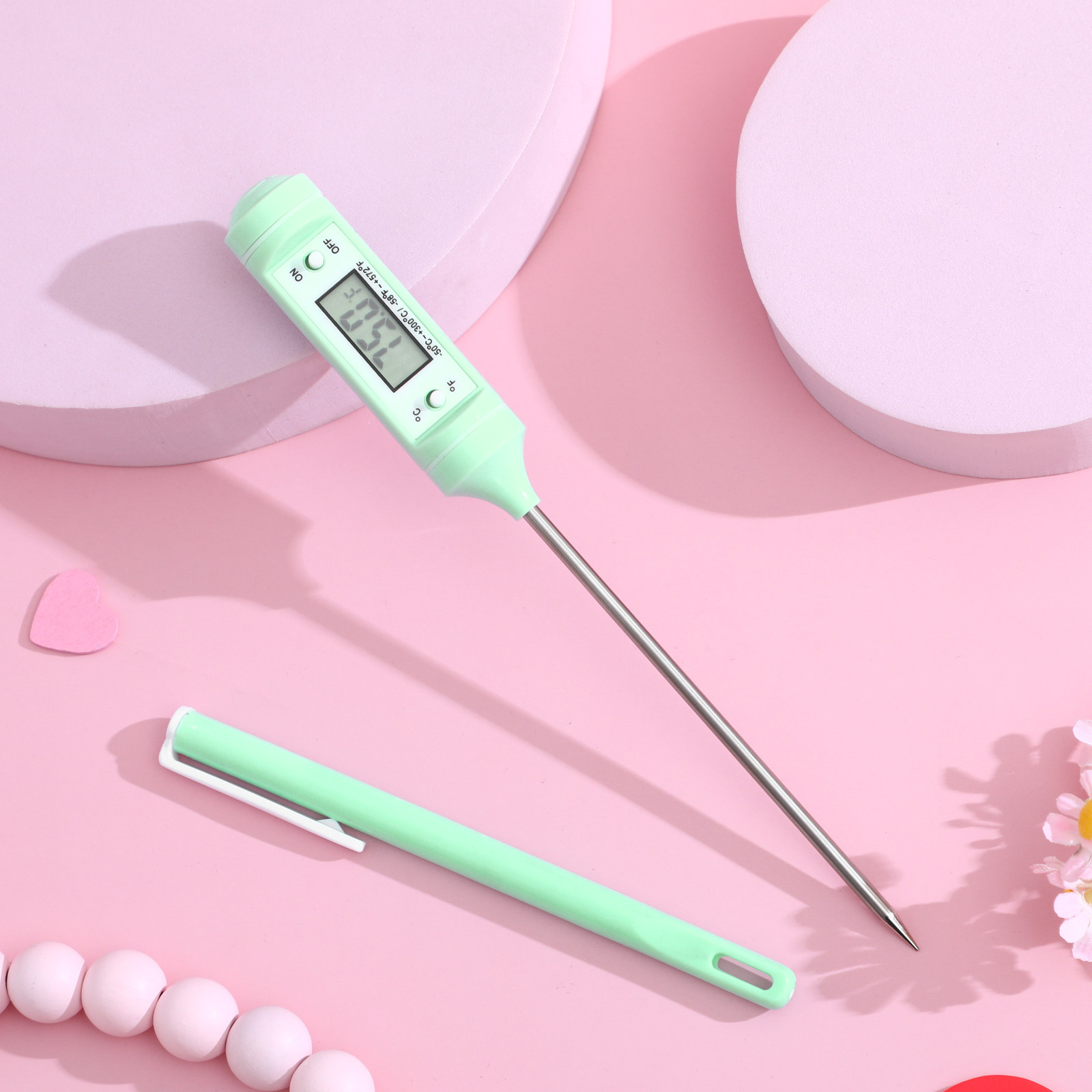Home Cooking In - Digital Food Thermometer Kitchen Meat Milk
