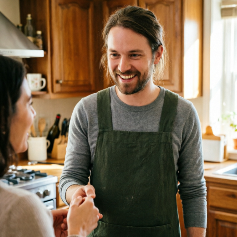 Japanese Kitchen Apron, Home D - Home Cooking In Japanese recension och pris