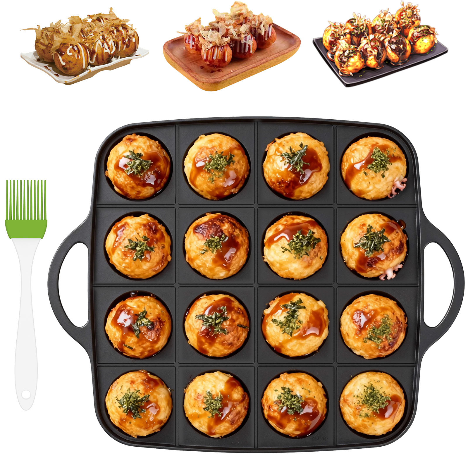 Takoyaki Pan Nonstick Japanese - Takoyaki Pan Cast recension och pris