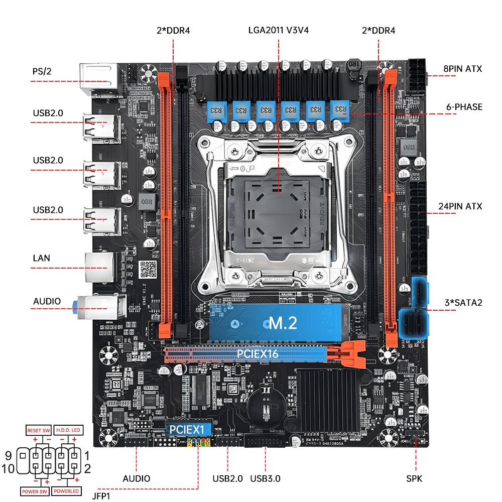 MOUGOL New X99 Motherboard Set - Home Cooking Videos recension och pris