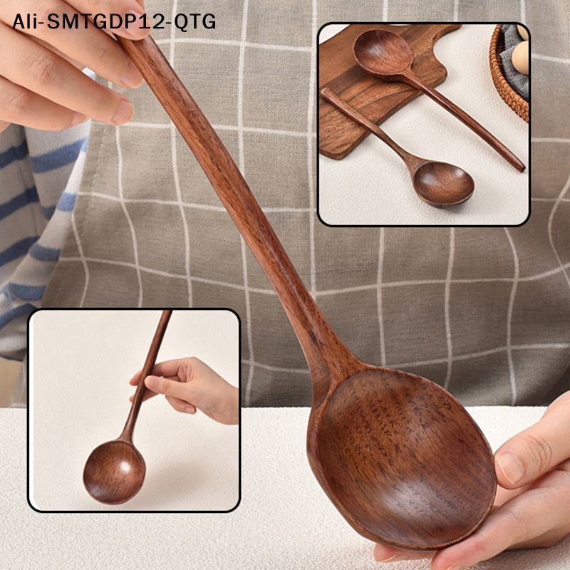 Long Handle Ramen Wooden Spoon - Home Cooking In Japanese recension och pris