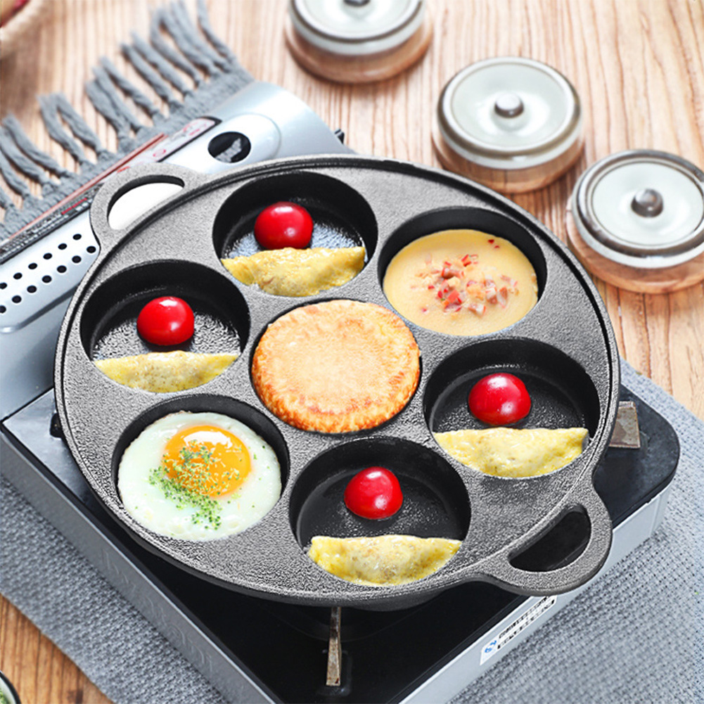 7-3 Hole Non-Stick Kitchen Coo - Takoyaki Pan Cast recension och pris