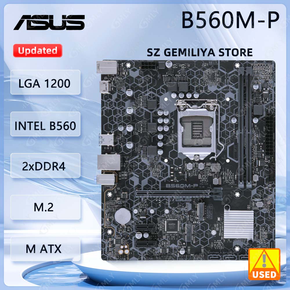 ASUS B560M-P Motherboard intel - Home Cooking Videos recension och pris