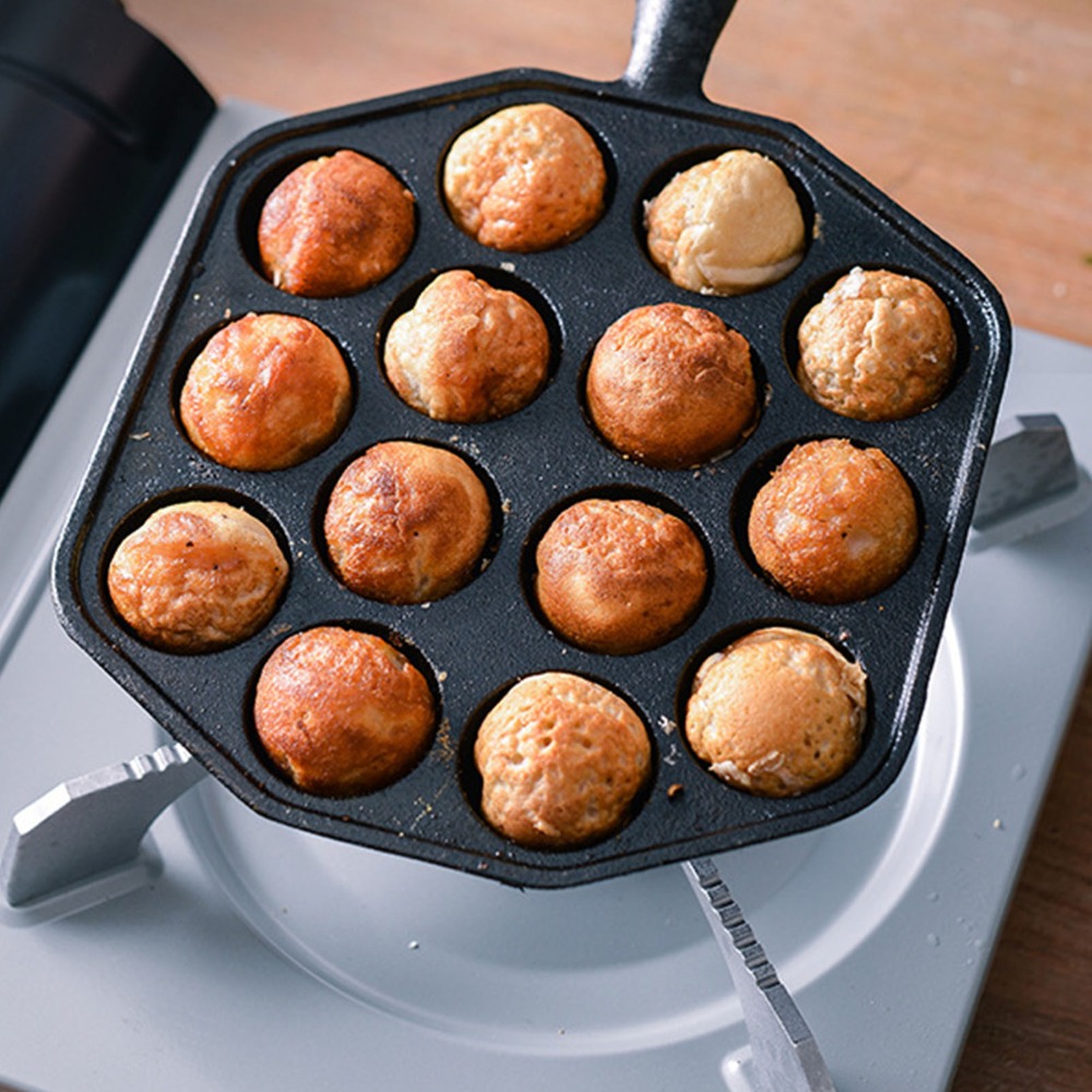 Cake Cooking Tool Cast Iron Ta - Takoyaki Pan Cast recension och pris