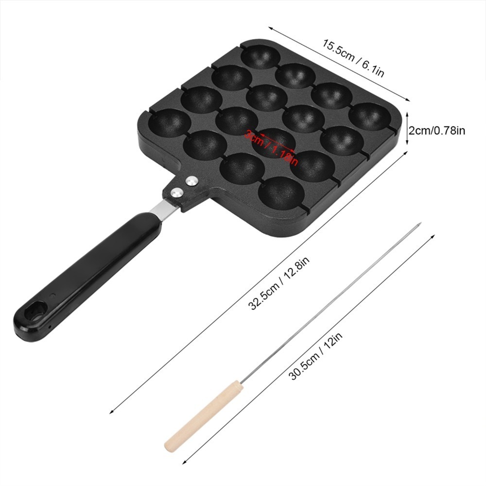 Cast Aluminum Takoyaki Grill P - Takoyaki Pan Cast recension och pris
