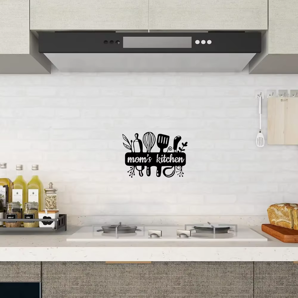 Black Metal Kitchen Pot Sign C - Home Cooking Vibes recension och pris