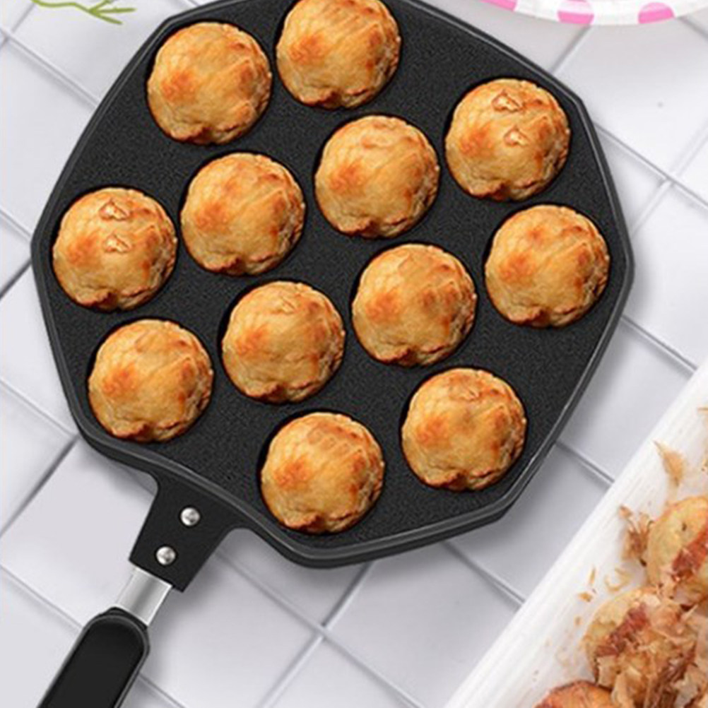 1Pcs Octopus Balls Mold Nonsti - Takoyaki Pan Cast recension och pris