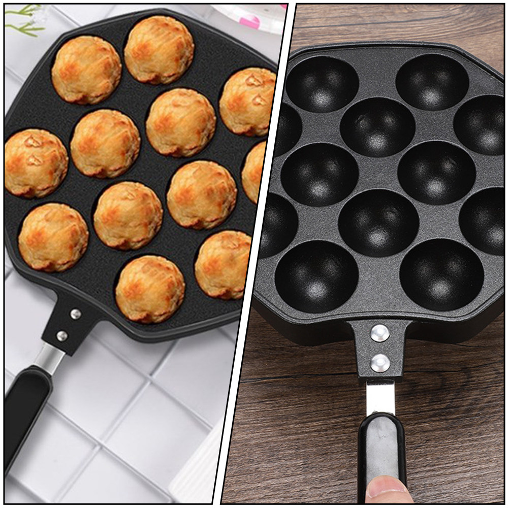 1Pcs Octopus Balls Mold Nonsti - Takoyaki Pan Cast recension och pris