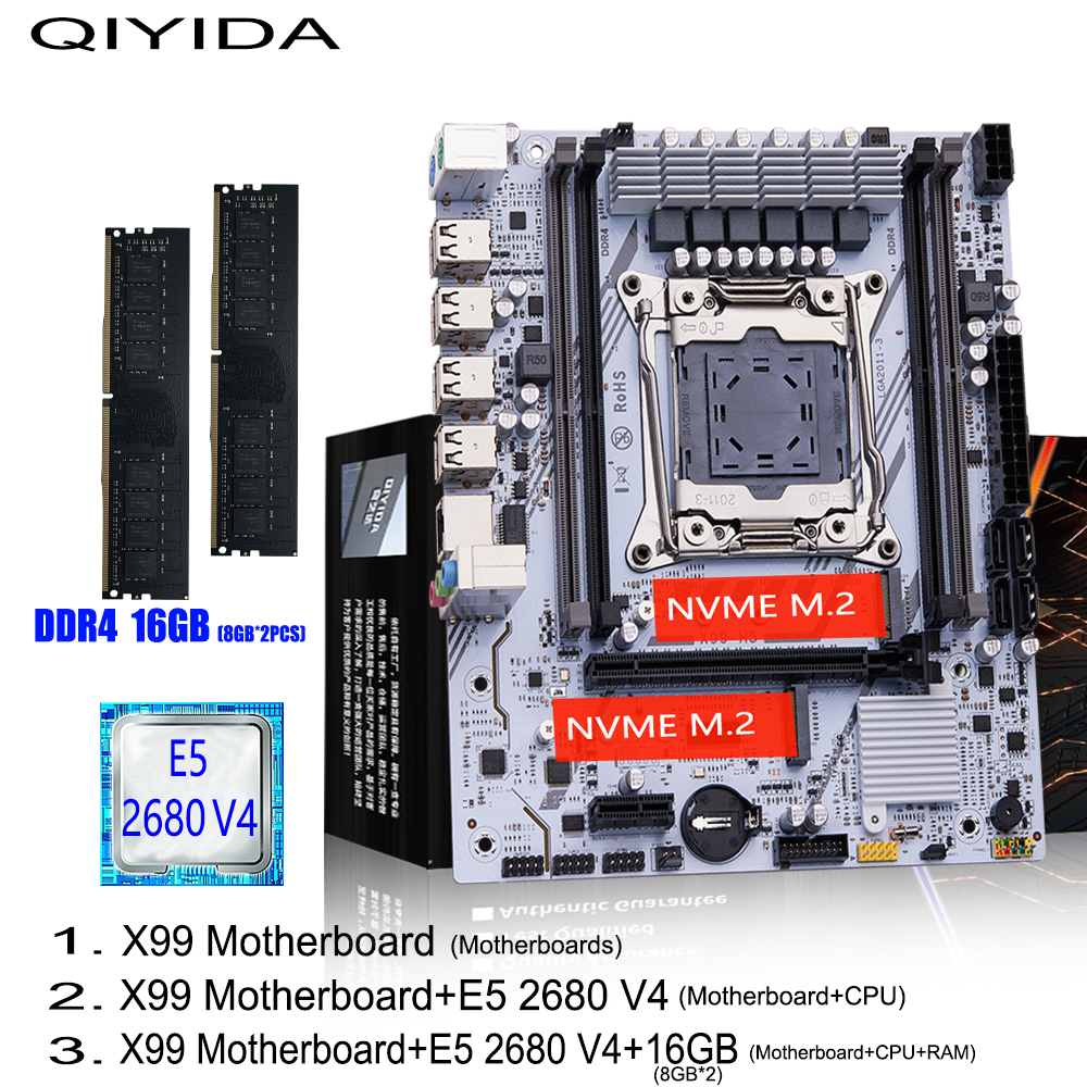 QIYIDA X99 Motherboard Set Kit - Home Cooking Videos recension och pris