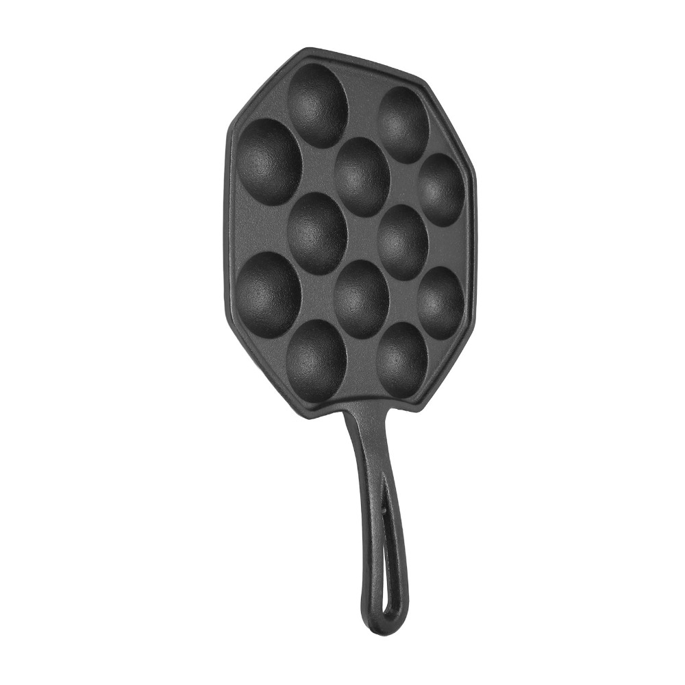 Cast Iron Egg Puff Frying Pan  - Takoyaki Pan Cast recension och pris