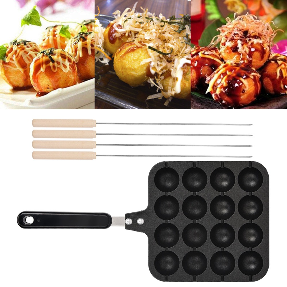 Cast Aluminum Takoyaki Grill P - Takoyaki Pan Cast recension och pris