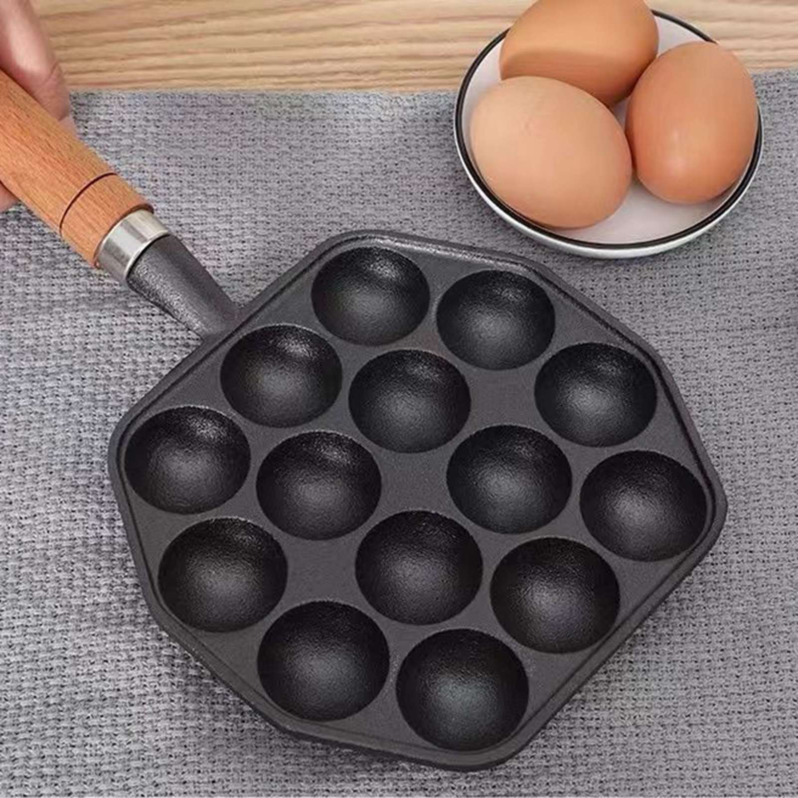 Takoyaki Grill Pan Easy To Cle - Takoyaki Pan Cast recension och pris