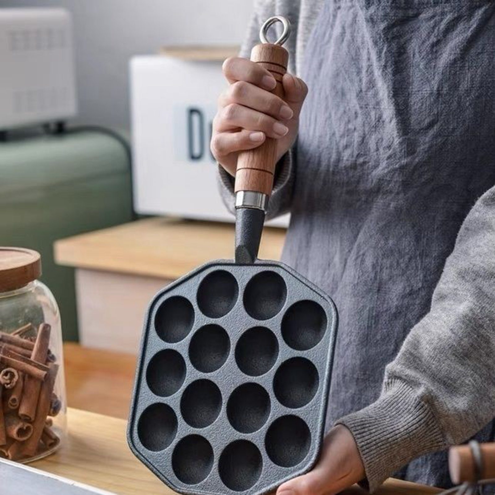 Takoyaki Grill Pan Easy To Cle - Takoyaki Pan Cast recension och pris
