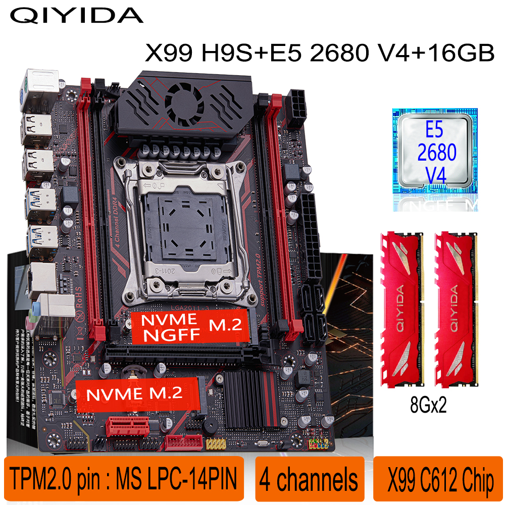 Qiyida X99 motherboard kit LGA - Home Cooking Videos recension och pris