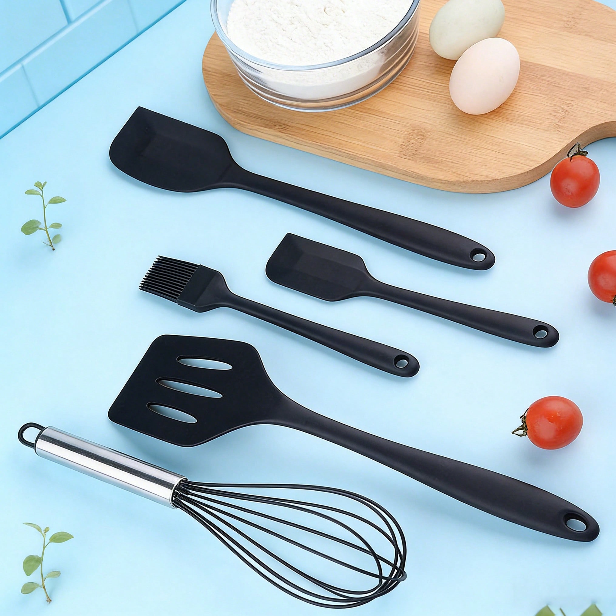 Silicone Cooking Utensils Set, - Home Cooking Kitchen recension och pris