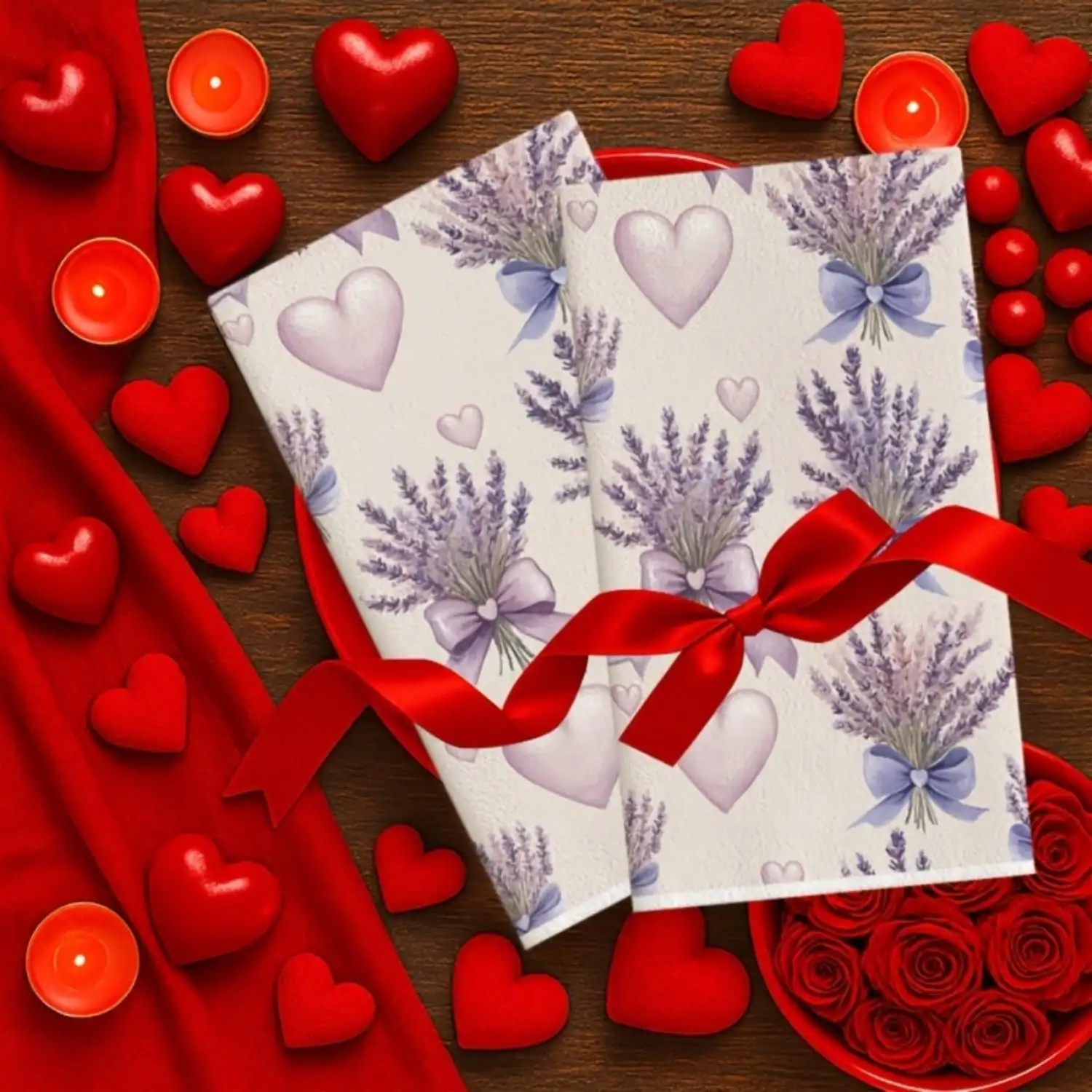 2pcs Valentine's Day Lavender  - Home Cooking Kitchen recension och pris