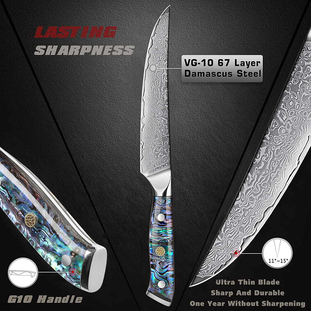 Japanese Damascus Steel Utilit - Home Cooking In Japanese recension och pris